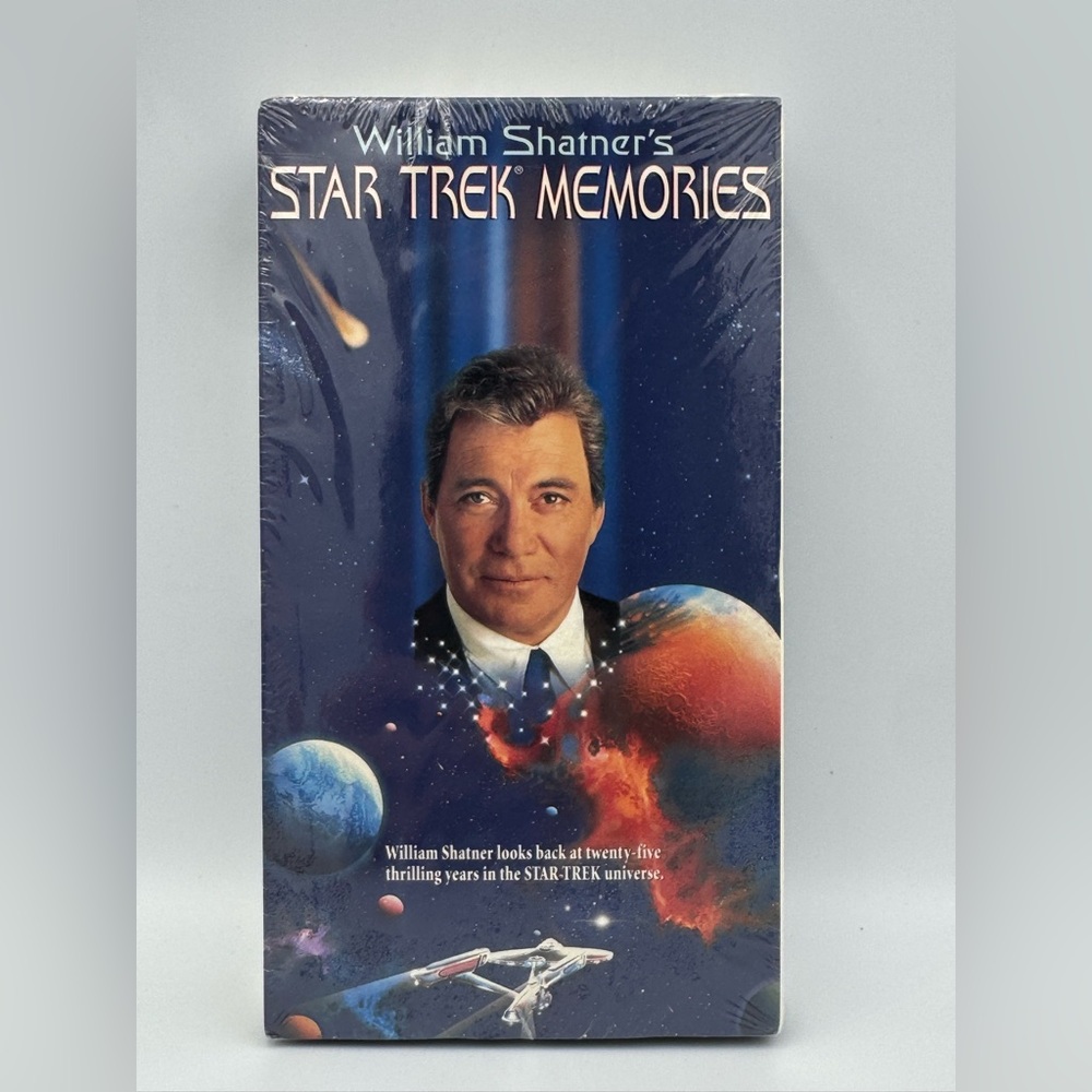 William Shatner Star Trek Memories VHS 1996 Sealed New Paramount‎